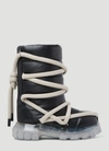 RICK OWENS RICK OWENS WOMEN LUNAR TRACTOR PADDED LEATHER BOOTS