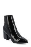 Journee Collection Sorren Boot In Patent/ Black