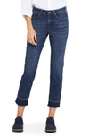 Nydj Sheri Released Fray Hem Ankle Crop Slim Jeans In Mesquite