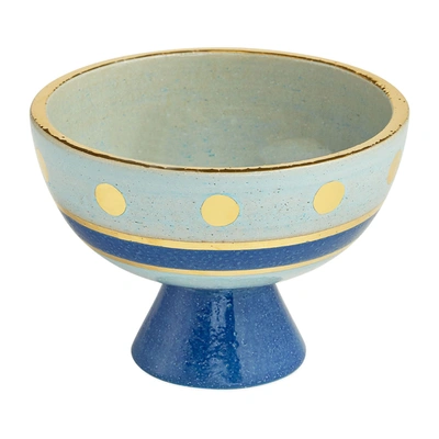 Jonathan Adler Chroma Tall Bowl In Blue