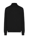 Fay Wool Turtleneck Sweater In Black