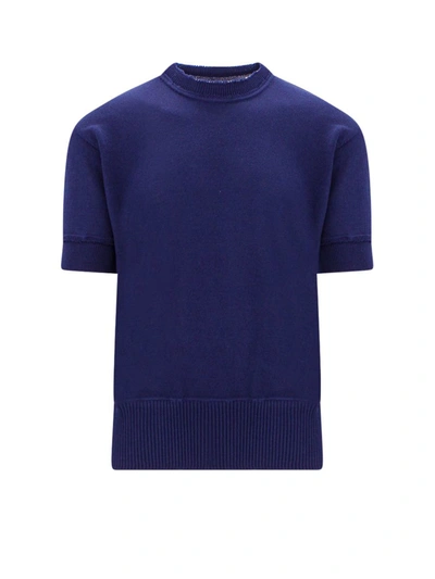 Maison Margiela Sweater In Blue