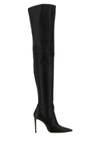 Stuart Weitzman Women's Ultrasturt 100 Pointed Toe High Heel Over The Knee Boots In Black