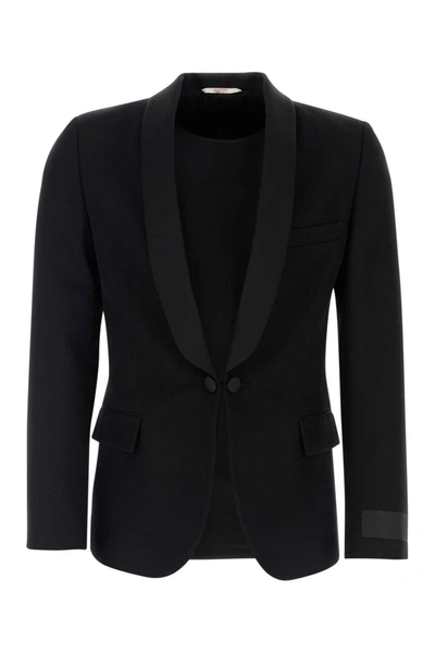 Valentino Garavani Man Blazer Black Size 40 Wool