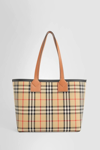 Burberry Woman Beige Tote Bags
