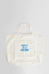 GALLERY DEPT. MAN WHITE TOTE BAGS