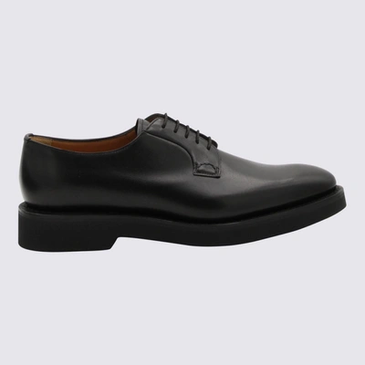 Church's Almond Toe Lace-up Derby Shoes In Black