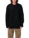 Comme Des Garçons Homme Deux Comme Des Garçons Homme Plus Sweaters In Black