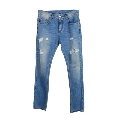 Comme Des Fuckdown Blue Cotton Jeans & Pant