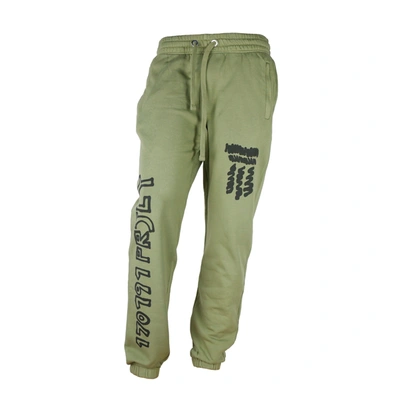 Diego Venturino Green Cotton Printed Trousers Pants