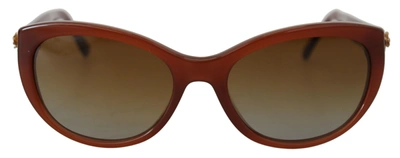 Dolce & Gabbana Brown Acetate Full Rim Dg4160 Polarized Sunglasses