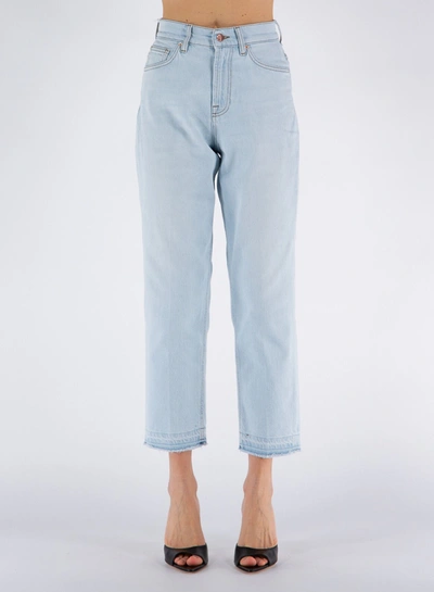 Don The Fuller Light Blue Cotton Jeans & Pant