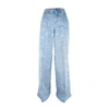 DON THE FULLER DON THE FULLER LIGHT BLUE COTTON JEANS &AMP; WOMEN'S PANT