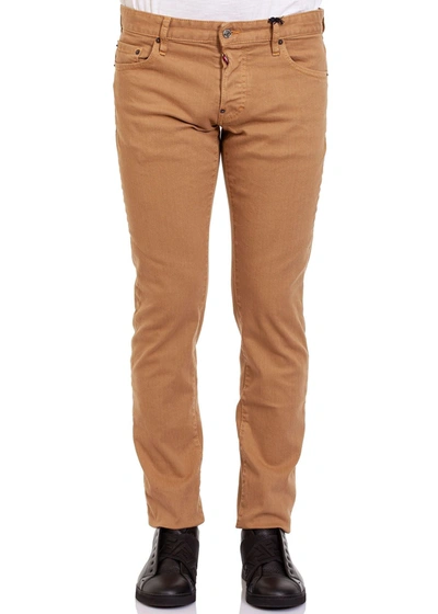 Dsquared² Brown Cotton Jeans & Trouser
