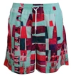 Dsquared2 Multicolor Printed Beachwear Shorts Swimwear In Multicolor