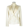 ELISABETTA FRANCHI ELISABETTA FRANCHI ELEGANT SEQUINED DOUBLE-BREASTED WOMEN'S JACKET