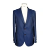 Emilio Romanelli Blue Wool Blazer In Blue