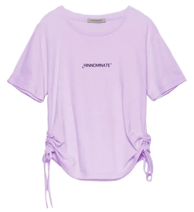 Hinnominate Cotton Tops & Women's T-shirt In Purple