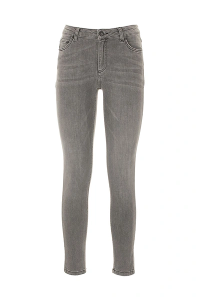 Imperfect Gray Cotton Jeans & Pant