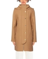 Love Moschino Brown Virgin Wool Jackets & Coat In Brown