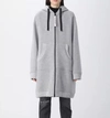 LOVE MOSCHINO LOVE MOSCHINO GRAY WOOL JACKETS &AMP; WOMEN'S COAT