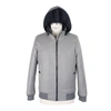 MADE IN ITALY MADE IN ITALY ELEGANT WOOL-CASHMERE MEN'S JACKET WITH MEN'S HOOD