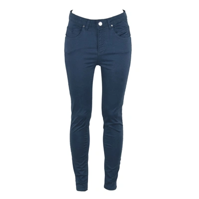 Maison Espin Blue Cotton Jeans & Trouser