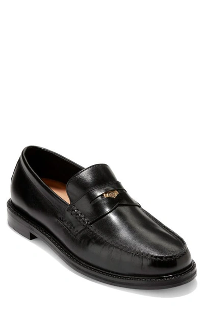 Cole Haan Pinch Grand Penny Loafer In Black Brushoff