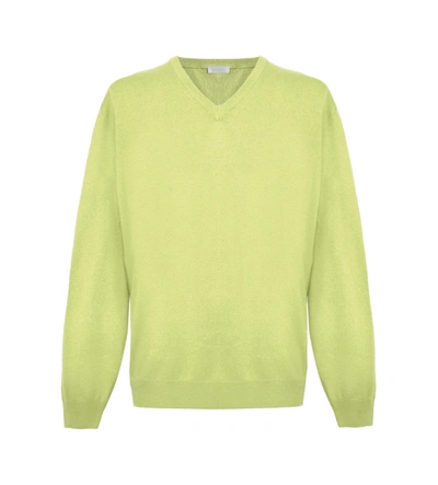 Malo Yellow Cashmere Sweater