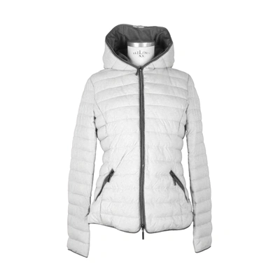 Mangano Polyester Jackets & Women's Coat In White