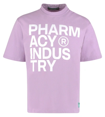 Pharmacy Industry Chic Logo Tee For Women's Trendsetters In Purple