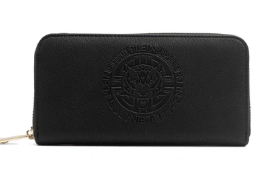 Plein Sport Nero Polyester Wallet In Black