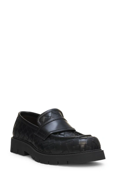 Bottega Veneta Haddock Intrecciato Loafer In 1000 Black