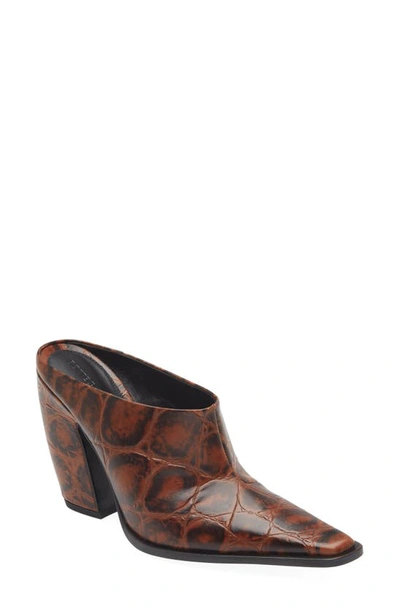 Bottega Veneta Tex Mule Pumps In Brown