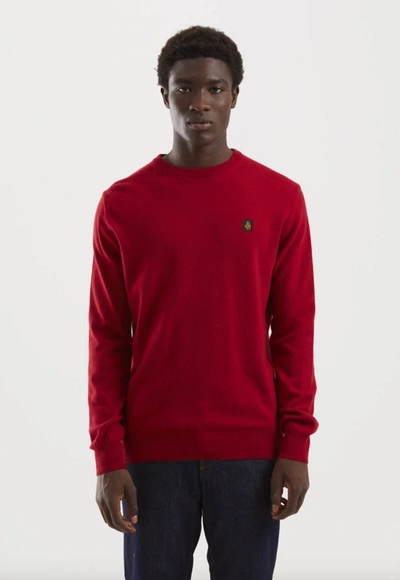 Refrigiwear Wool Men's Sweater In Red