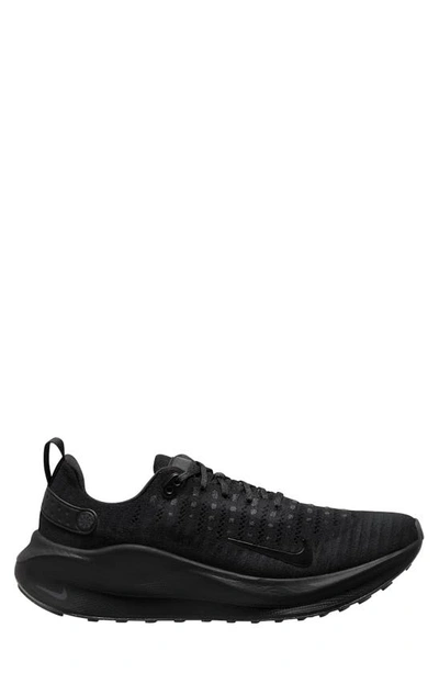 Nike Men's Infinityrn 4 Road Running Shoes In Black/ Black/ Anthracite