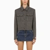 Kenzo Logo Patch Jacket Casual Jackets, Parka Gray In Grey