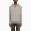 Golden Goose Slogan-print Cotton Hoodie In Grey