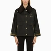 Barbour Catton Corduroy-collar Jacket In Green