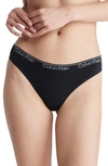 Calvin Klein Modern Seamless Naturals Bikini Underwear Qf7096 In Black