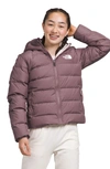 The North Face Kids' Logo-print Padded Jacket In Fawn Grey