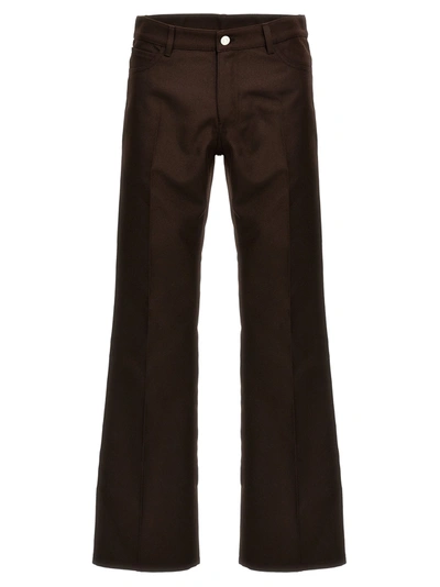 Courrèges Bootcut Pants In Brown