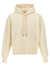 AMI ALEXANDRE MATTIUSSI COTTON HOODIE SWEATSHIRT WHITE