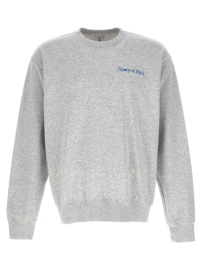 Sporty And Rich La Raquet Club Sweatshirt Gray