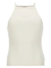 Courrèges Off-white Embroidered Tank Top