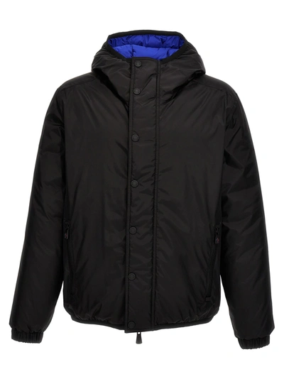Moncler Rosiere Reversible Puffer Jacket In Black