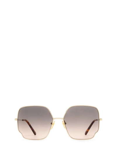 Chloé Unisex Sunglass Ch0092s In Gold