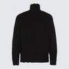 Isabel Benenato Black Wool And Cashmere Blend Sweater In Black