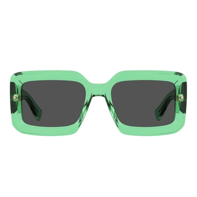 Chiara Ferragni Rectangular Frame Sunglasses In Green