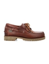 Sebago Leather Loafers In Terracotta